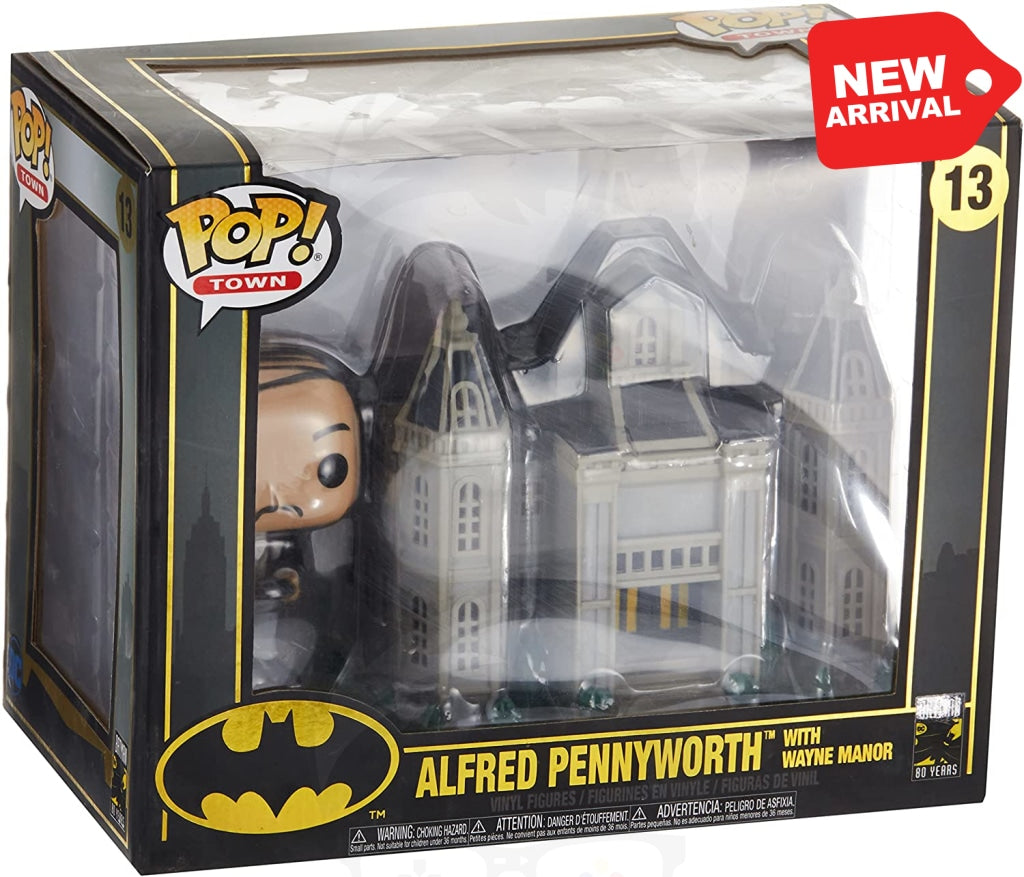 Funko Pop! Town: Batman 80th - Wayne Manor with Alfred Pennyworth Funko Pop! Town: Batman 80th - Wayne Manor with Alfred Pennyworth